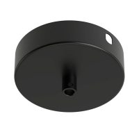 Calex plafondkap geschikt voor 1 snoer (zwart)  LCA00209