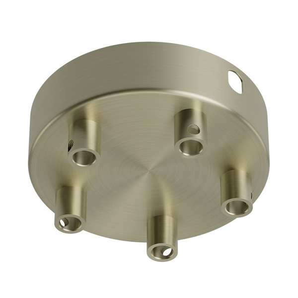 Calex plafondkap geschikt voor 5 snoeren (brons)  LCA00205 - 1