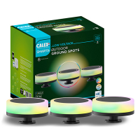 Calex slimme grondspots | RGB + 3000-6500K | 400 lumen | 24V | 3 stuks  LCA00820