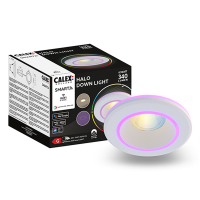 Calex slimme inbouwspot | Halo | Wit | RGB + 2700-6500K | 6.5W  LCA00813