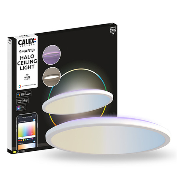 Calex slimme plafondlamp | Ø 40 cm | Halo | RGB + 2700-6500K | 25W  LCA00810 - 1