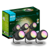 Calex slimme prikspots | RGB + 3000-6500K | 400 lumen | 24V | 3 stuks