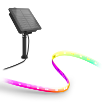 Calex solar ledstrip voor buiten | 4 meter | Oplaadbaar | RGB + 2700-6500K | 100 lumen | IP44 LCA01278