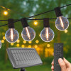 Calex solar lichtsnoer 10 meter | Vista | 2700K | 20 lampjes | 35 lumen | 3W | Zwart  LCA01176 - 4
