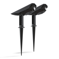 Calex solar prikspots | Padoa | 2700K | 65 lumen | IP44 | 0.5W | Zwart | 2 stuks  LCA01169