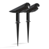 Calex solar prikspots | Padoa | 2700K | 65 lumen | IP44 | 0.5W | Zwart | 2 stuks  LCA01169 - 1