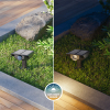 Calex solar prikspots | Padoa | 2700K | 65 lumen | IP44 | 0.5W | Zwart | 2 stuks  LCA01169 - 4