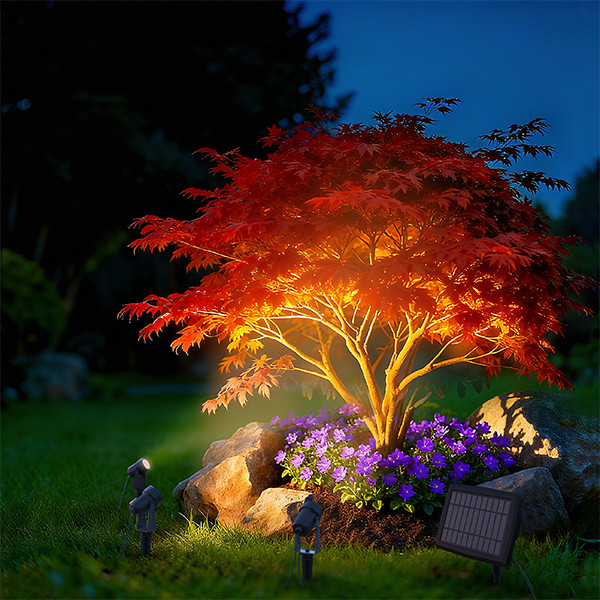 Calex solar prikspots | RGB + 2700K | 20 lumen | 3 stuks | Zwart LCA01277 - 6