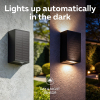 Calex solar wandlamp | Up & Down | Rechthoek | 2700K | 45 lumen | IP65 | 1W | Zwart LCA01275 - 5