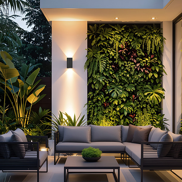 Calex solar wandlamp | Up & Down | Rechthoek | 2700K | 45 lumen | IP65 | 1W | Zwart LCA01275 - 6