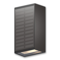 Calex solar wandlamp | Up & Down | Rechthoek | 2700K | 45 lumen | IP65 | 1W | Zwart LCA01275
