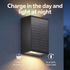 Calex solar wandlamp | Up & Down | Rechthoek | 2700K | 45 lumen | IP65 | 1W | Zwart LCA01275 - 3