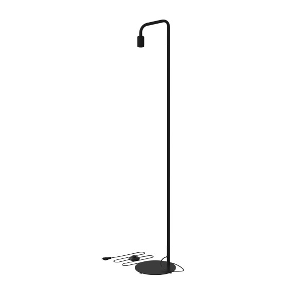 Calex vloerlamp | E27 | aan/uit schakelaar | 155 cm hoog | Zwart  LCA00471 - 1