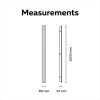 Calex wandlamp buiten | Montevia Villa | 2700K | 100 cm | Zwart LCA01296 - 7