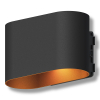 Calex wandlamp buiten | Potenza | 2700K | 540 lumen | 4.5W |  Zwart-Goud  LCA01168 - 1