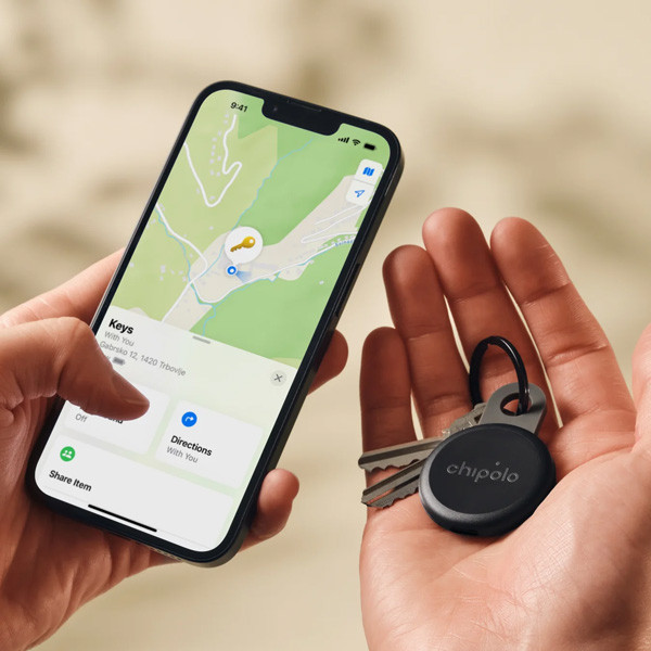 Chipolo LOOP Bluetooth Tracker | Houtskool | 4 stuks LCH00043 - 2