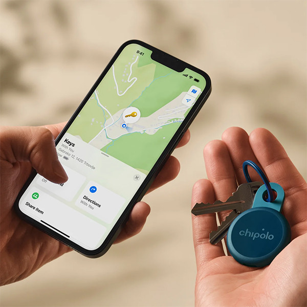 Chipolo LOOP Bluetooth Tracker | Houtskool, Wit, Navy & Koraal | 4 stuks LCH00044 - 2