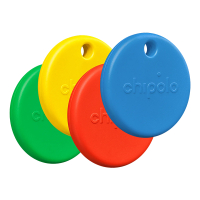 Chipolo POP Bluetooth Tracker | Rood, Blauw, Geel, Groen | 4 stuks  LCH00036