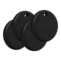 Chipolo POP Bluetooth Tracker | Zwart | 4 stuks  LCH00034