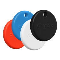 Chipolo POP Bluetooth Tracker | Zwart, Wit, Rood, Blauw | 4 stuks  LCH00035