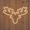 Coen Bakker Neonverlichting hertenkop 62 cm | warm wit | voor buiten | 123led huismerk  LCO00043