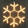 Coen Bakker Neonverlichting sneeuwvlok 51 cm | warm wit | voor buiten | 123led huismerk  LCO00041