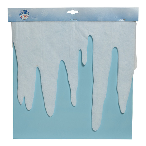 IJspegelrand 200 x 32 cm | Wit | 100% Polyester | Decoris LLU00419 - 1