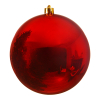 Kerstbal | Ø 14 cm | Glanzend | Kerstrood | 1 stuk | Decoris LLU00368 - 1