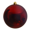 Kerstbal | Ø 14 cm | Glanzend | Ossenbloed | 1 stuk | Decoris LLU00369 - 1