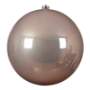 Kerstbal | Ø 14 cm | Glanzend | Poederroze | 1 stuk | Decoris LLU00371 - 1