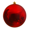 Kerstbal | Ø 20 cm | Glanzend | Kerstrood | 1 stuk | Decoris LLU00375 - 1