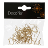 Kerstbalhaakjes | Goudkleurig | 50 stuks | Decoris LLU00402 - 1