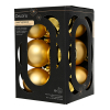 Kerstballen | Ø 6 cm | Glanzend en mat | Goud | 12 stuks | Decoris LLU00350 - 1