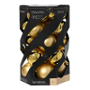 Kerstballen | Ø 6 cm | Glanzend en mat | Goud | 30 stuks | Decoris LLU00338 - 1