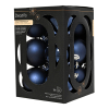 Kerstballen | Ø 6 cm | Glanzend en mat | Nachtblauw | 12 stuks | Decoris LLU00354 - 1