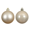 Kerstballen | Ø 6 cm | Glanzend, mat | Parel | 30 stuks | Decoris LLU00339 - 2