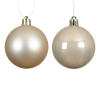 Kerstballen | Ø 8 cm | Glanzend en mat | Parel | 6 stuks | Decoris LLU00358 - 2