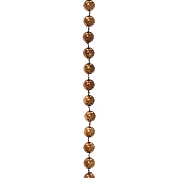 Kralenslinger kerstboom | 10 meter | Ø 0,8 cm | Espresso | Decoris LLU00329 - 2