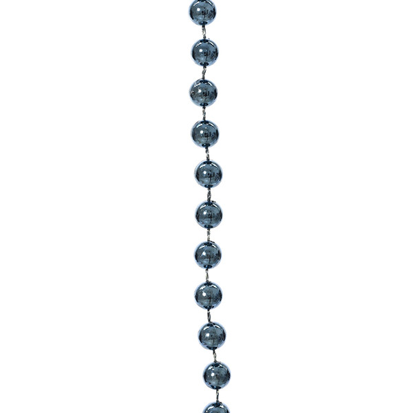 Kralenslinger kerstboom | 10 meter | Ø 0,8 cm | Nachtblauw | Decoris LLU00328 - 2