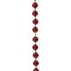 Kralenslinger kerstboom | 10 meter | Ø 0,8 cm | Ossenbloed | Decoris LLU00326 - 2