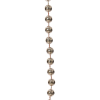 Kralenslinger kerstboom | 10 meter | Ø 0,8 cm | Poederroze | Decoris LLU00327 - 2