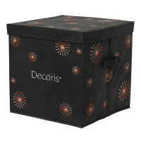 Opbergbox voor kerstballen | Bruin | Polyester | Decoris LLU00399