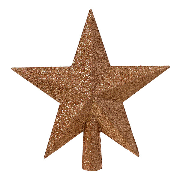 Piek kerstboom | Ster | Glitter | Brandy | Decoris LLU00385 - 1
