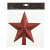 Piek kerstboom | Ster | Glitter | Kerstrood | Decoris LLU00393 - 2