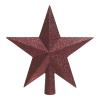 Piek kerstboom | Ster | Glitter | Ossenbloed | Decoris LLU00394 - 1