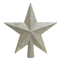 Piek kerstboom | Ster | Glitter | Parel | Decoris LLU00395