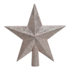 Piek kerstboom | Ster | Glitter | Poederroze | Decoris LLU00396 - 1