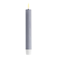 Deluxe HomeArt Led dinerkaars 15 cm | Dust blue | 3D vlam | 2 stuks | Deluxe HomeArt  LDH00241