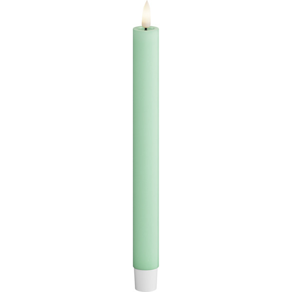 Deluxe HomeArt Led dinerkaars 2,2 x 24 cm | Mint | 3D vlam | 2 stuks | Deluxe HomeArt  LDH00564 - 1