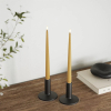 Led dinerkaars 2,2 x 28 cm | Curry | 3D vlam | Deluxe HomeArt LDH00548 - 2